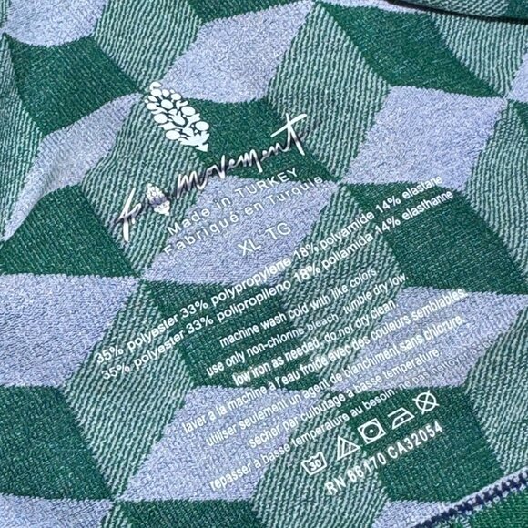 Free People FP Movement Free Throw One Shoulder Jacquard Bra Crop Top XL - Picture 4 of 5